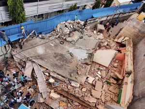 Caught On Camera: Three-story Building Collapses In Bengaluru - The ...