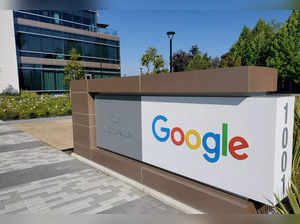 FILE PHOTO: A sign is pictured outside a Google office near the company's headquarters in Mountain View, California