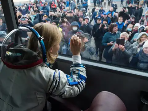 ​Russians celebrate