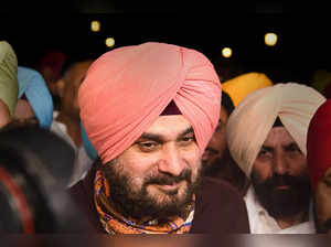 Chandigarh: Punjab Congress President Navjot Singh Sidhu after Punjab CM Designa...