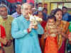 Gujarat: Amit Shah offers prayers at Mata Mansa Devi Temple in Gandhinagar