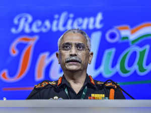 New Delhi: Chief of the Army Staff General Manoj Mukund Naravane during the 116t...