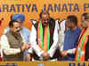 Watch: Former JKNC leaders Devender Rana, Surjit Singh Slathia join BJP