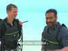 Ajay Devgn swims with sharks in his first-ever expedition with Bear Grylls