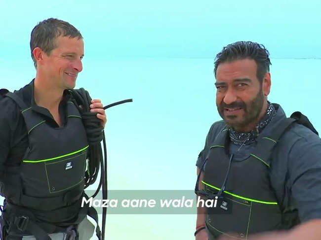 'Into The Wild with Bear Grylls'​ ​is back this year with another celebrity - Bollywood actor Ajay Devgn.​