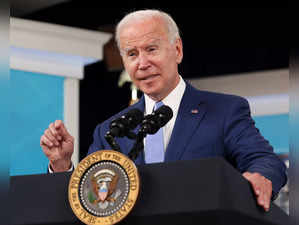 U.S. President Joe Biden delivers remarks on September jobs report at the White House in Washington