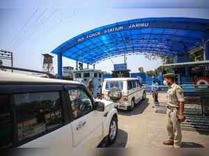 Jammu: A team of National Investigation Agency (NIA) arrives at Jammu Air Force ...