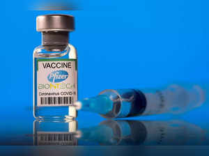 FILE PHOTO: Picture illustration of a vial labelled with the Pfizer-BioNTech coronavirus disease (COVID-19) vaccine