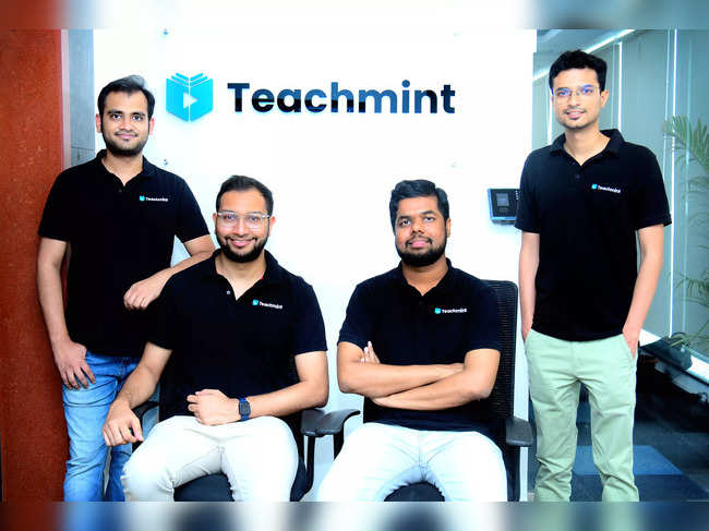 Teachmint Founders 1- Payoj, Divyansh, Anshuman, Mihir