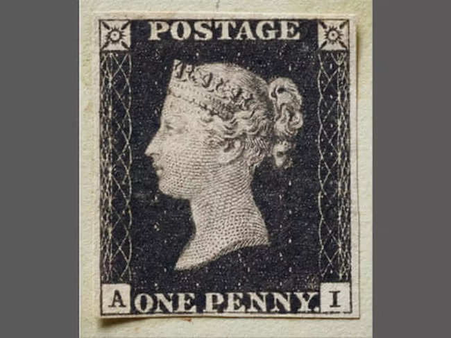 The Penny Black, which introduced a flat rate, was used from May 6, 1840.