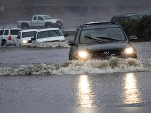 Powerful storm drenches California