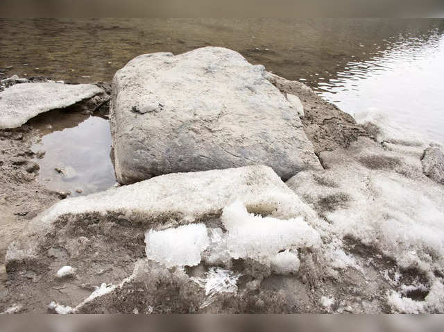 Glaciers are eroding from within