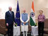 PM Modi holds joint meeting with Presidents of European Council, European Commission