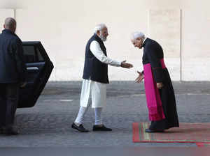 Prime Minister Narendra Modi and Papal Household