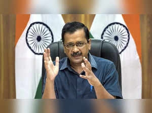 **EDS TWITTER IMAGE POSTED BY @ArvindKejriwal ON TUESDAY, OCT. 12, 2021** New De...