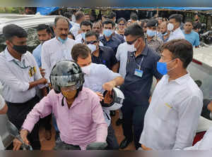 Panaji: Congress leader Rahul Gandhi during his visit to Goa, in Panaji. (PTI Ph...
