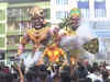 Diwali 2021: Locals burn effigy of 'Narakasura' at Panaji in Goa