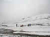 Snowfall in higher reaches of Kashmir