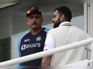 India's captain Virat Kohli and head coach Ravi Shastri