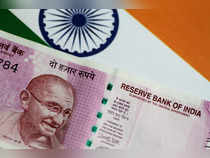 Illustration photo of an India Rupee note