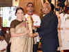 Kangana Ranaut conferred with Padma Shri Award by President Kovind at Rashtrapati Bhavan