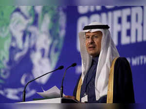 Glasgow: Saudi Arabia's Minster of Energy Prince Abdulaziz bin Salman Al Saud sp...