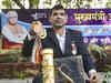 Padma Shri Virender Singh protests in Delhi demanding Haryana Govt to recognize deaf sportspersons