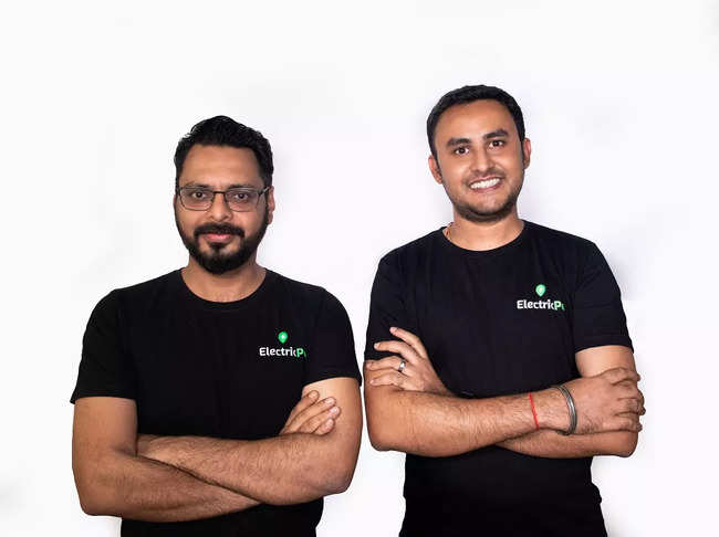 ElectricPe founders Avinash Sharma and Raghav Rohila