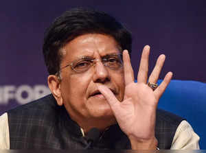 New Delhi: Union Minister of Commerce and Industry, Piyush Goyal, addresses a pr...