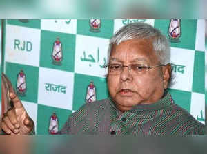 RJD president Lalu Prasad Yadav