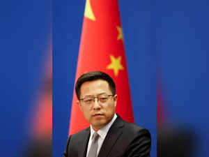 China's foreign ministry spokesperson Zhao Lijian attends a news conference in Beijing