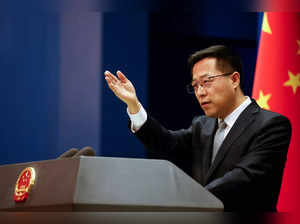 China's foreign ministry spokesperson Zhao Lijian attends a news conference in Beijing