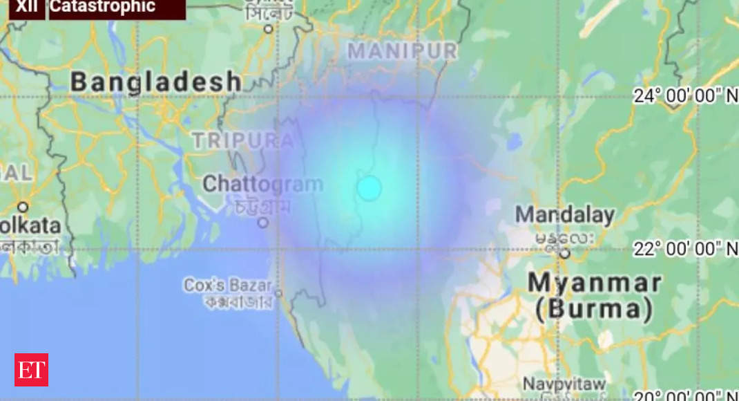 Earthquake of magnitude 4.2 hits Mizoram's Champhai thumbnail