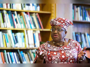FILE PHOTO: WTO Director-General Ngozi Okonjo-Iweala attends an interview in Geneva