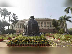 New Delhi_ A view of the Parliament House during the Winter Session, in New Delh... (1)