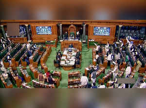 **EDS: VIDEO GRAB** New Delhi: Lok Sabha Speaker Om Birla conducts proceedings i...