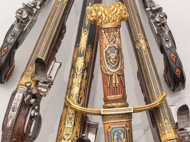 Napoleon Bonaparte's dress sword used in 1799 coup may fetch $3.5 mn at US auction
