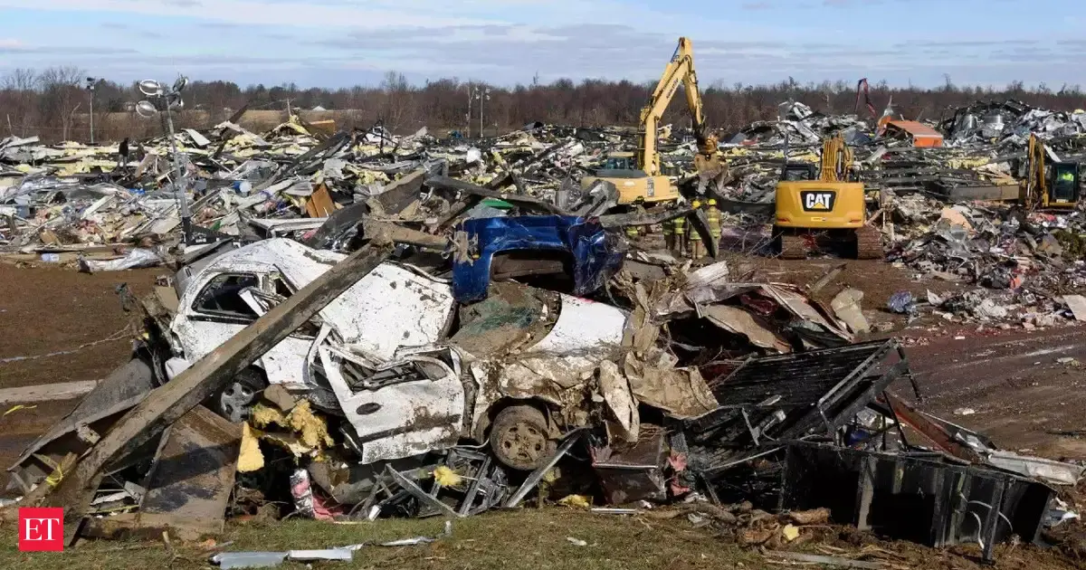 Powerful tornadoes kill more than 80 in six US states - The Economic Times