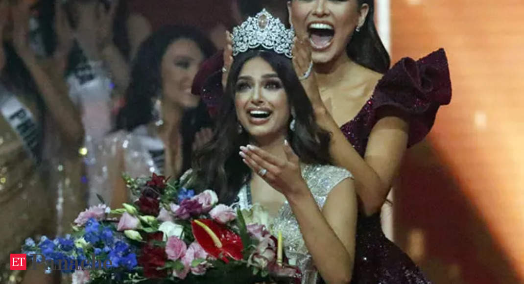 Harnaaz Sandhu Miss Universe Crowning Moments Harnaaz Sandhu From