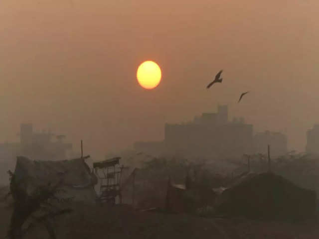 ​Cold morning in Delhi