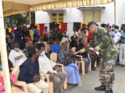 ​Lt Gen Arun praises villagers