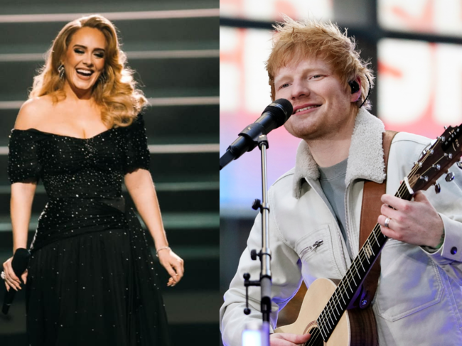 ​Both Adele and Ed Sheeran bagged four nominations.