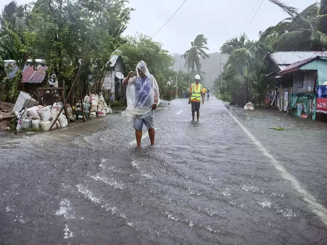 ​Powerful typhoon