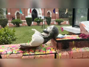 Haryana:  Jesus Christ's statue desecrated outside British era Holy Redeemer Church in Ambala Cantonment, two booked