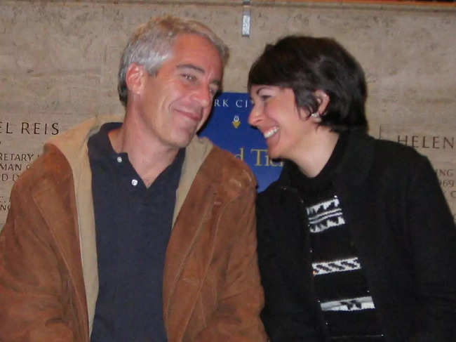 A photo of Jeffrey Epstein and Ghislaine Maxwell​ was entered into evidence by the U.S. Attorney's Office on December 7, 2021 during the trial of Ghislaine Maxwell, the Jeffrey Epstein associate accused of sex trafficking, in New York City. (Image Courtesy of US Attorney's Office​​)