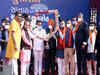 Gujarat BJP puts up united face with Rajkot roadshow