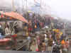 Watch: Devotees throng Ghats near Kashi Vishwanath Temple despite freezing temperature