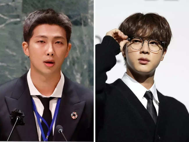​RM and Jin had been receiving treatment from home for the past ten days from Saturday (December 25​).