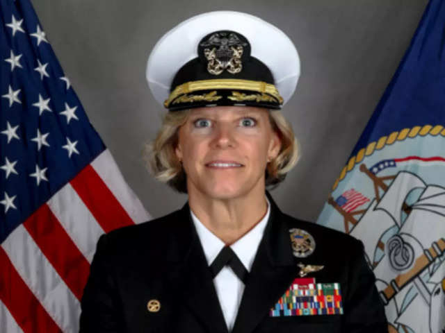 ​First to lead nuclear carrier