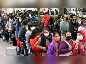 Long queues at metro stations in Delhi-NCR after new Covid-19 curbs